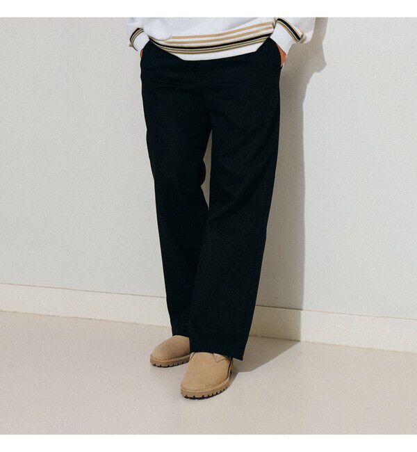 BEAMS「【別注】Dickies / ワイド チノ パンツ」|チノ|BLACK