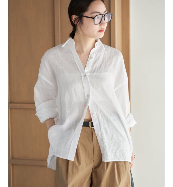 Plage「《予約》Linen Tent Line シャツ」|シャツ・ブラウス|