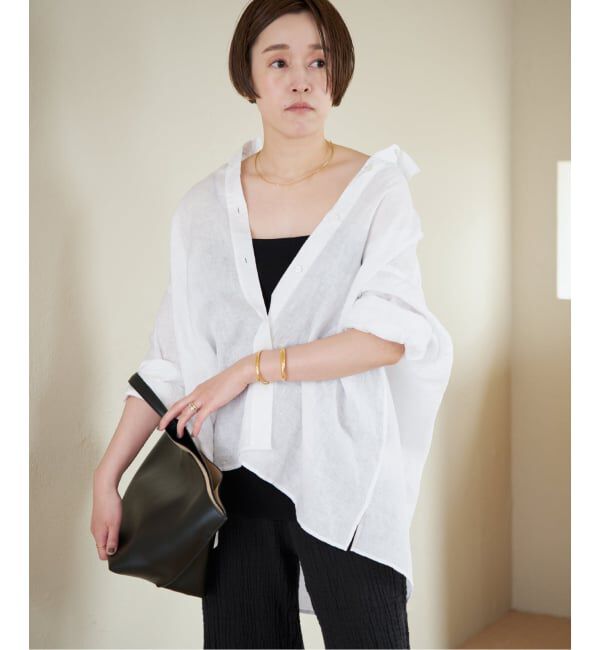 Plage「《予約》Linen Tent Line シャツ」|シャツ・ブラウス|