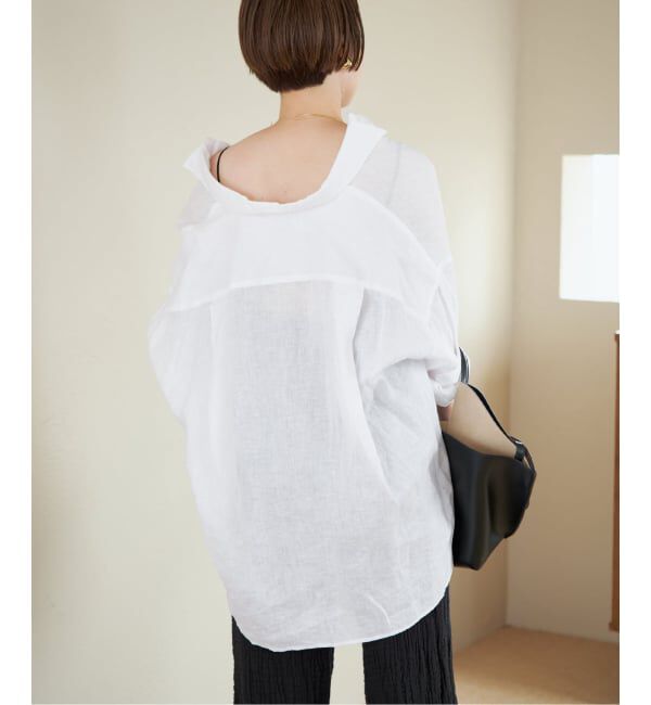 Plage「《予約》Linen Tent Line シャツ」|シャツ・ブラウス|