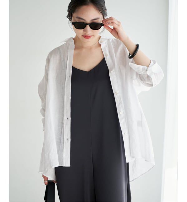 Plage「《予約》Linen Tent Line シャツ」|シャツ・ブラウス|