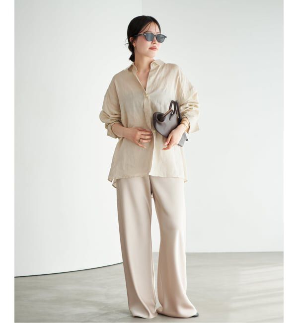 Plage「《予約》Linen Tent Line シャツ」|シャツ・ブラウス|