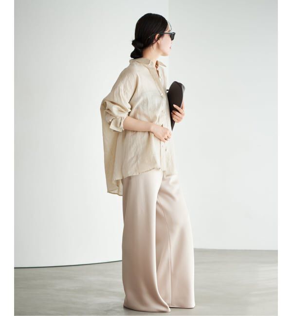 Plage「《予約》Linen Tent Line シャツ」|シャツ・ブラウス|