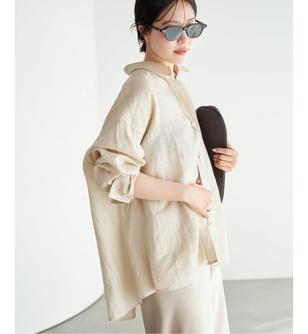 Plage「《予約》Linen Tent Line シャツ」|シャツ・ブラウス|