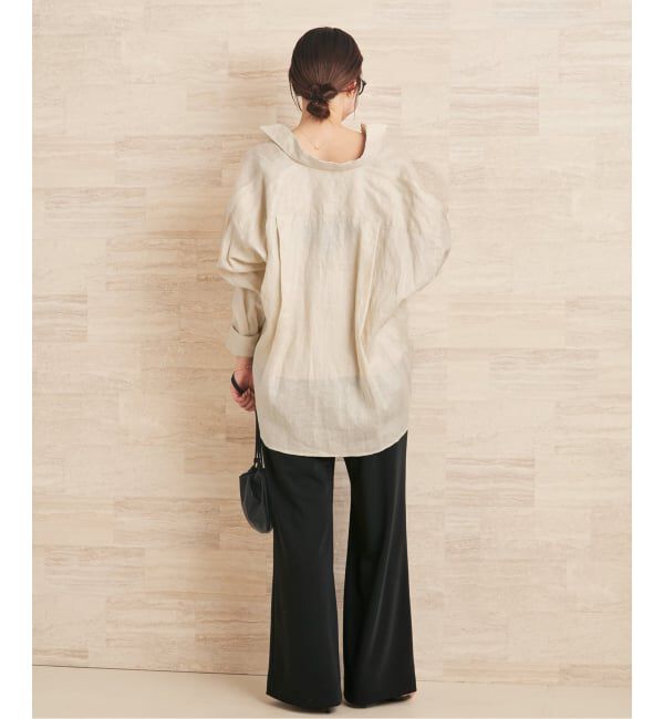 Plage「《予約》Linen Tent Line シャツ」|シャツ・ブラウス|