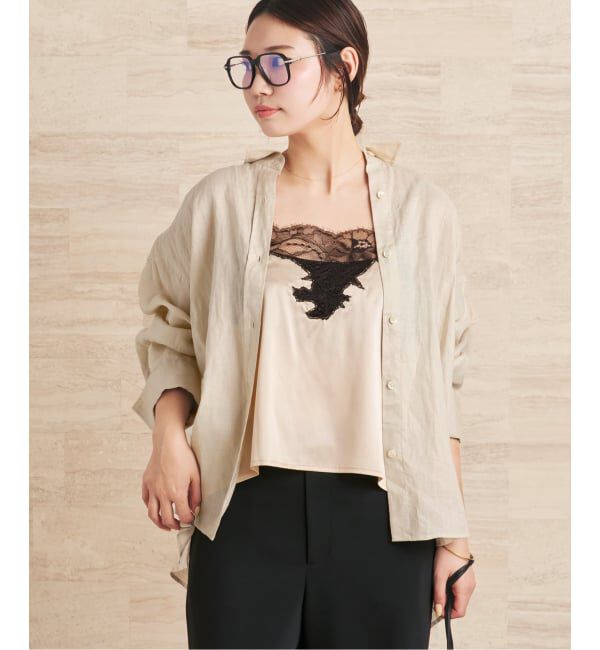 Plage「《予約》Linen Tent Line シャツ」|シャツ・ブラウス|