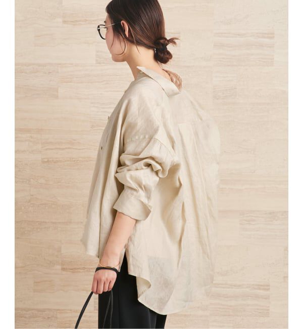 Plage「《予約》Linen Tent Line シャツ」|シャツ・ブラウス|