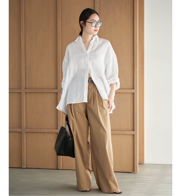 Plage「《予約》Linen Tent Line シャツ」|シャツ・ブラウス|