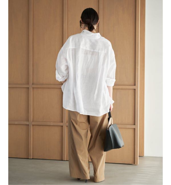 Plage「《予約》Linen Tent Line シャツ」|シャツ・ブラウス|