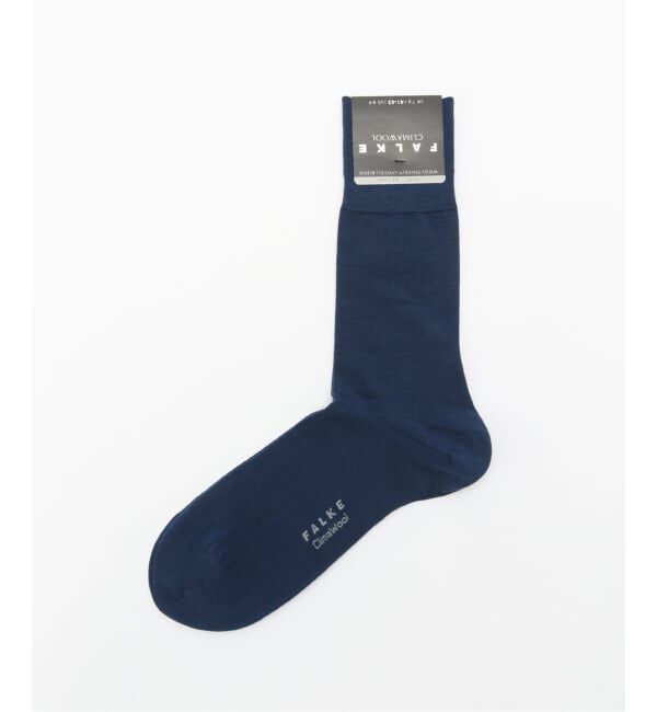 EDIFICE「FALKE(ファルケ) #14468_Clima Wool ソックス」|ソックス|ネイビー