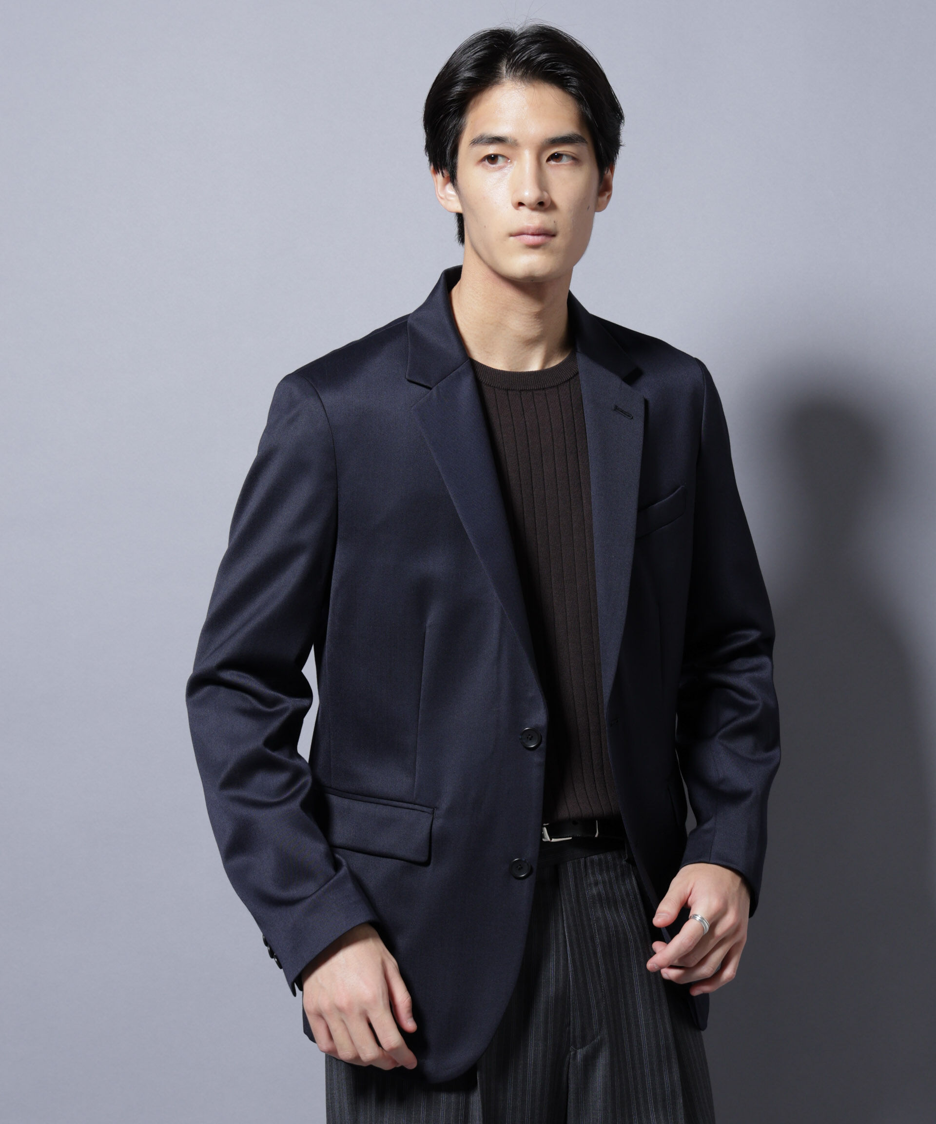 nano･universe「｢Damerino Select｣ ウールシルクベネシャンジャケット(セットアップ可)」|スーツ|