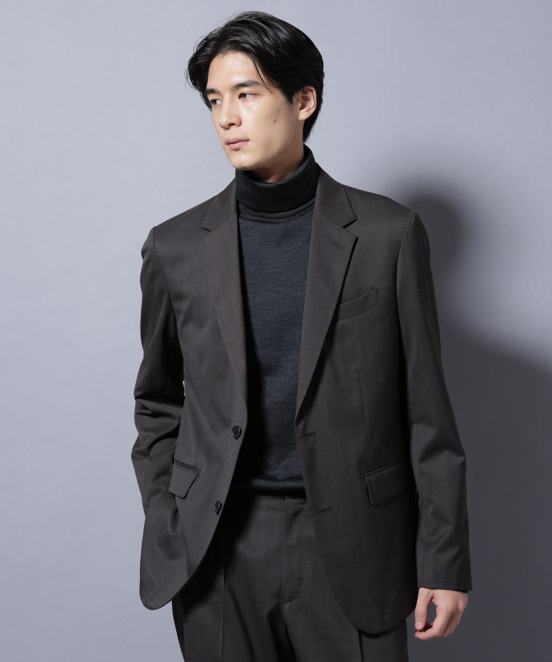 nano･universe「｢Damerino Select｣ RENU(R)T/Wシャドーチェックジャケット（セットアップ可）」|スーツ|