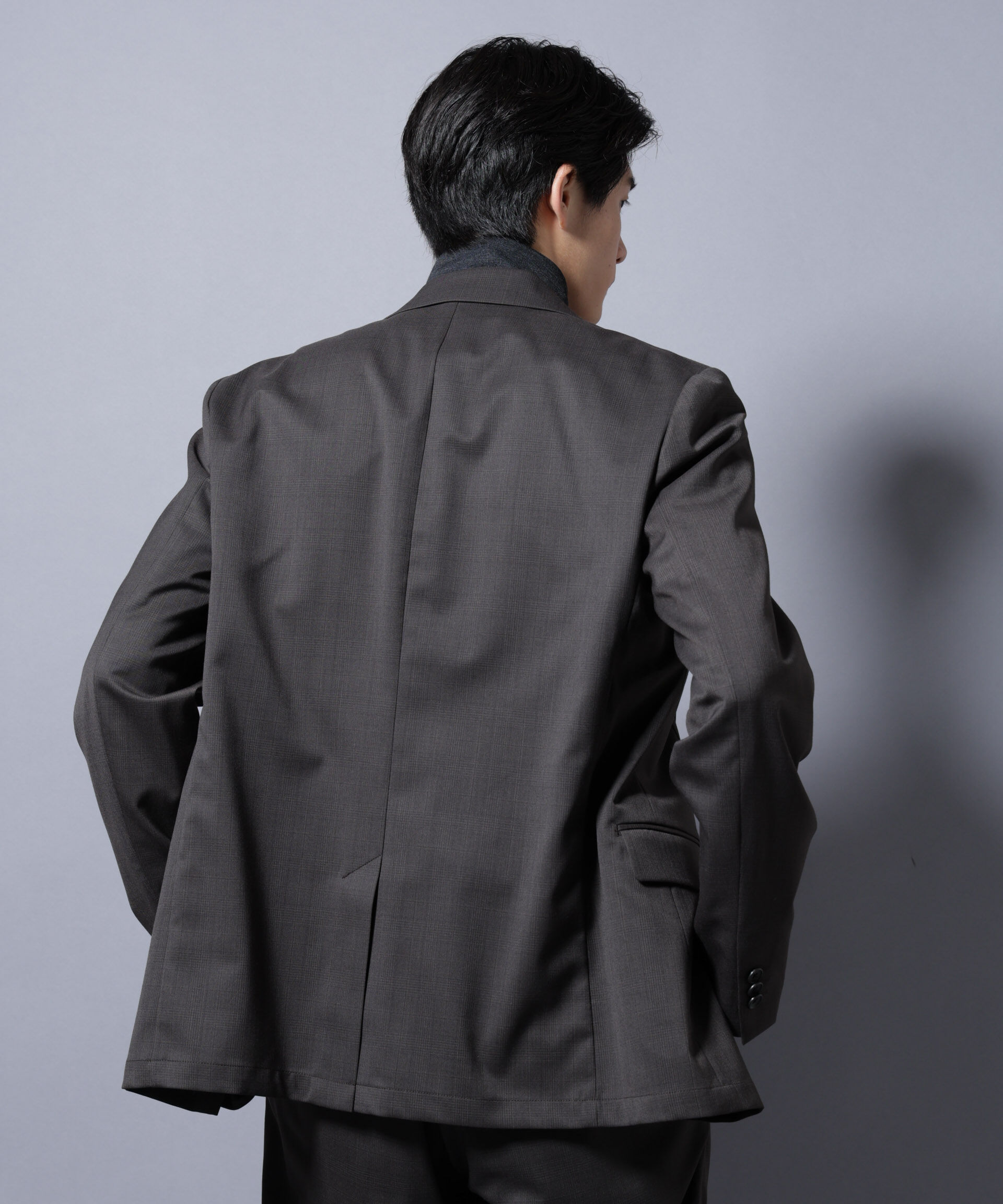 nano･universe「｢Damerino Select｣ RENU(R)T/Wシャドーチェックジャケット（セットアップ可）」|スーツ|