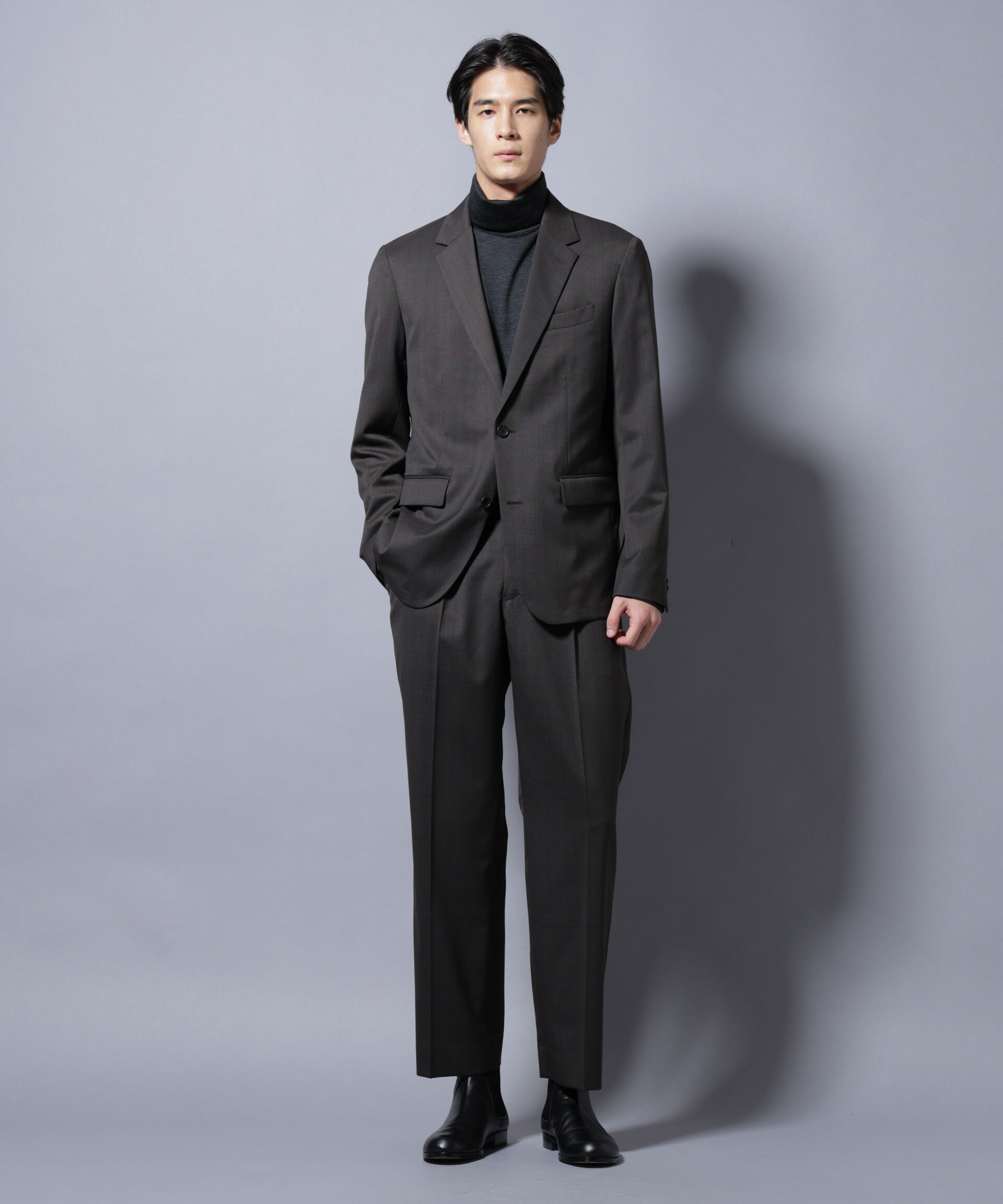 nano･universe「｢Damerino Select｣ RENU(R)T/Wシャドーチェックジャケット（セットアップ可）」|スーツ|