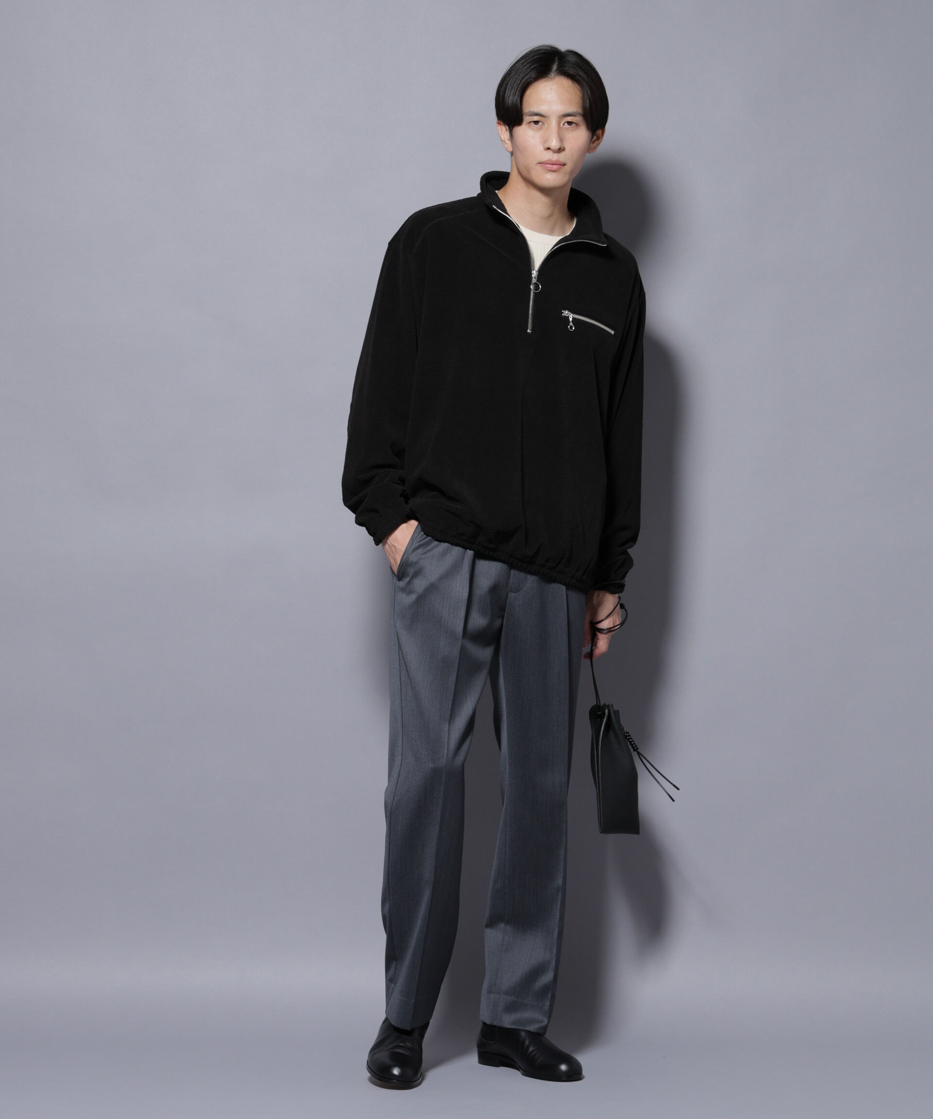 nano･universe「「Damerino Select」ウールシルクベネシャンパンツ（セットアップ可）」|スーツ|