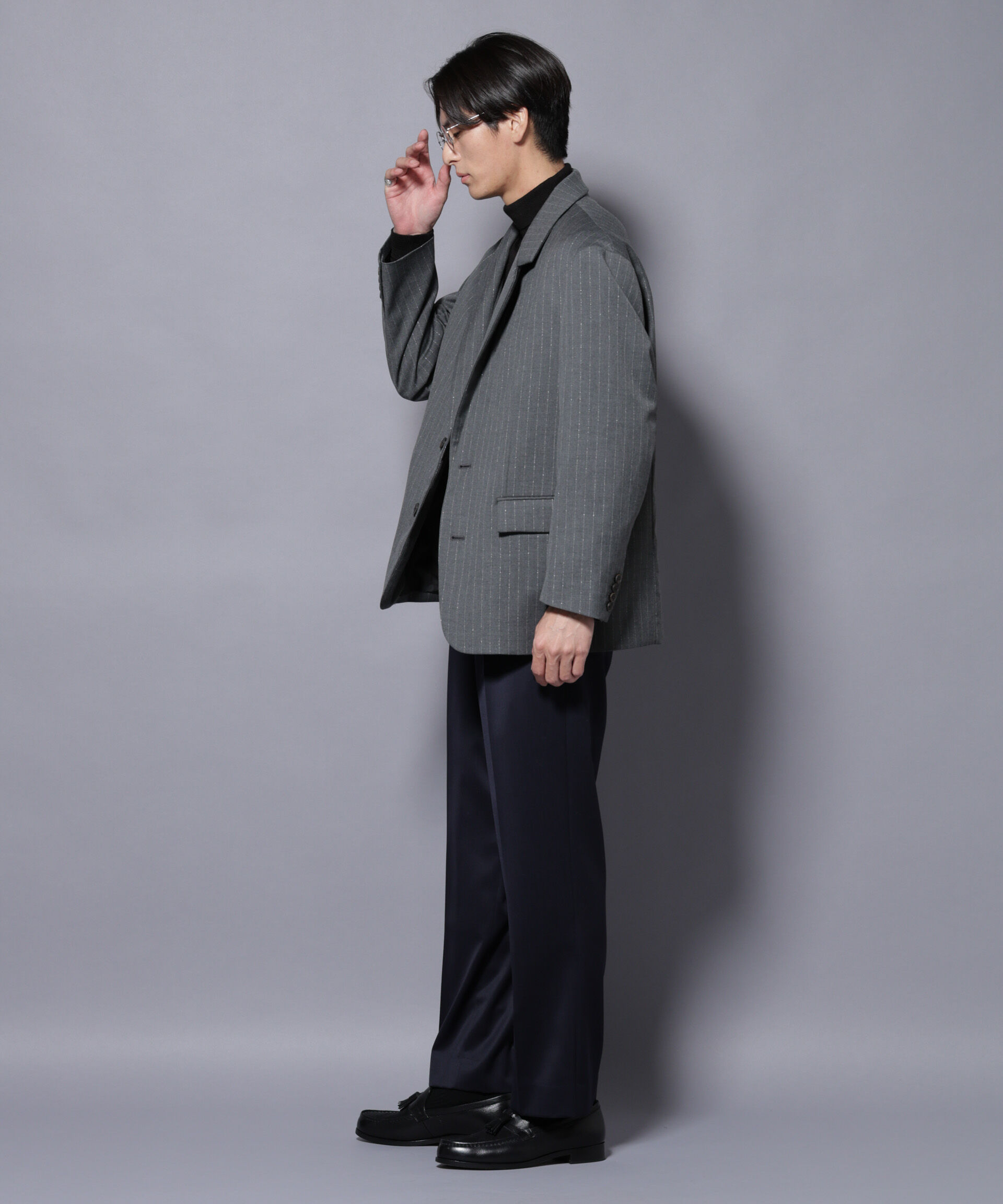 nano･universe「「Damerino Select」ウールシルクベネシャンパンツ（セットアップ可）」|スーツ|