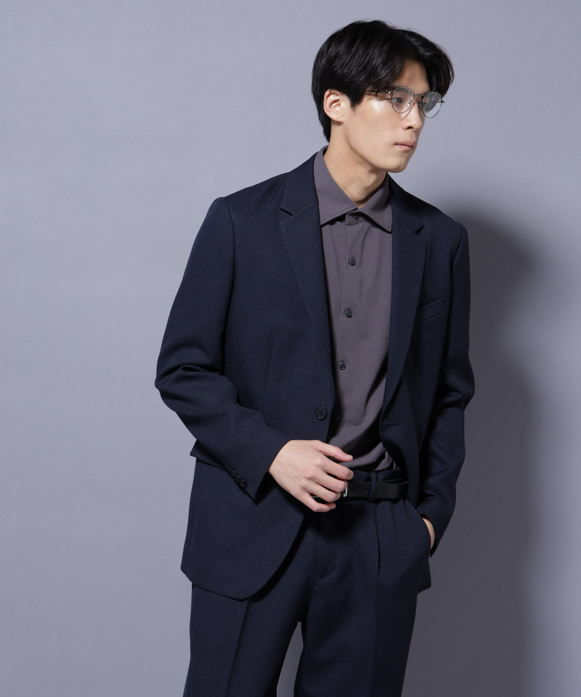 nano･universe「「Damerino」LANATEC(R) メランジツイルセットアップ」|スーツ|