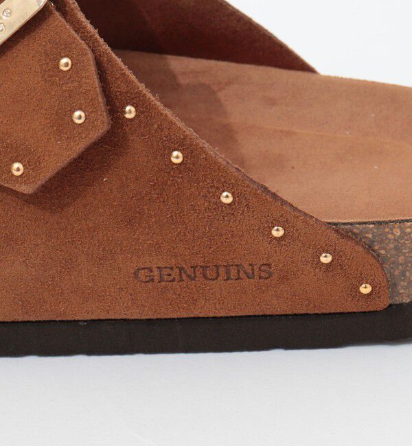 NOLLEY'S「【GENUINS/ジェニンズ】　スエードスタッズベルトサンダル」|サンダル|