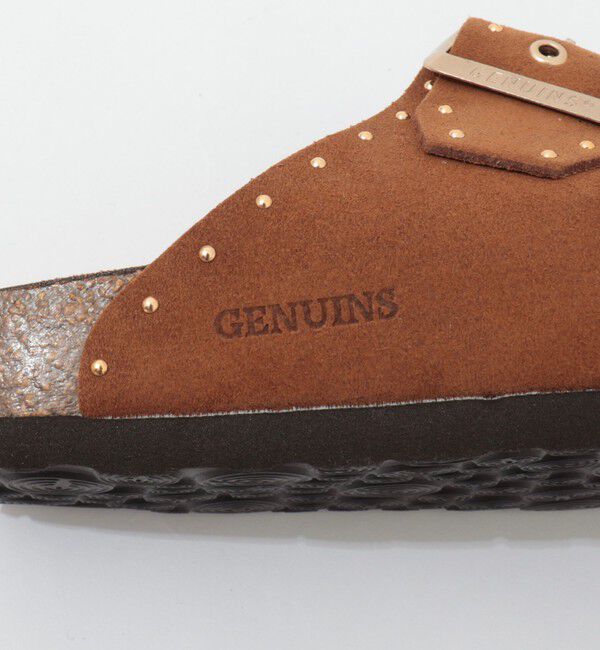 NOLLEY'S「【GENUINS/ジェニンズ】　スエードスタッズベルトサンダル」|サンダル|