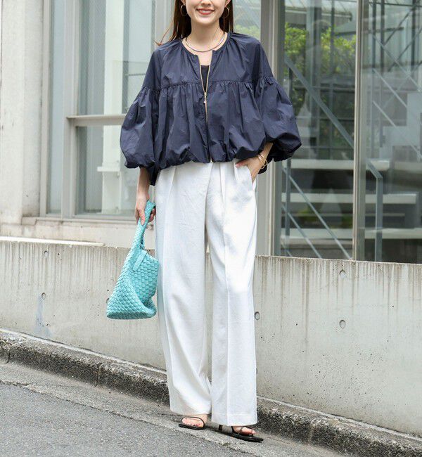 NOLLEY'S「ウォッシャブルラップ風ワイドパンツ」|その他|