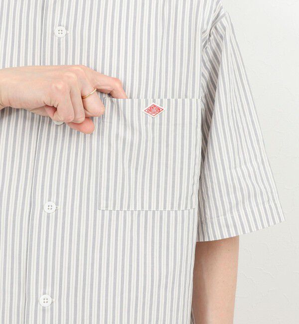 NOLLEY'S goodman「【DANTON/ダントン】BAND COLLAR SHIRT SS 26SS（DT-JD3788 SCP）」|シャツ・ブラウス|