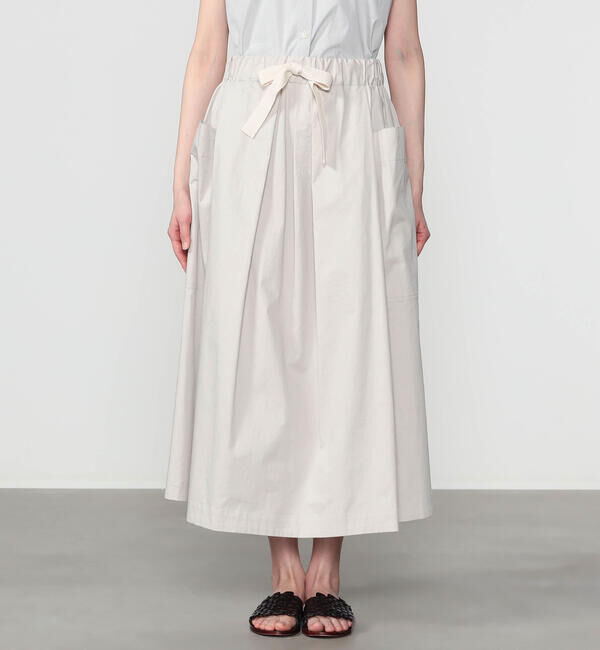  「nicholson & nicholson | 〈別注〉コットンツイル タックスカート WOMEN」|スカート|