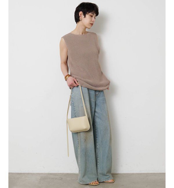  「ペーパーノースリーブニット」|ニット・セーター|