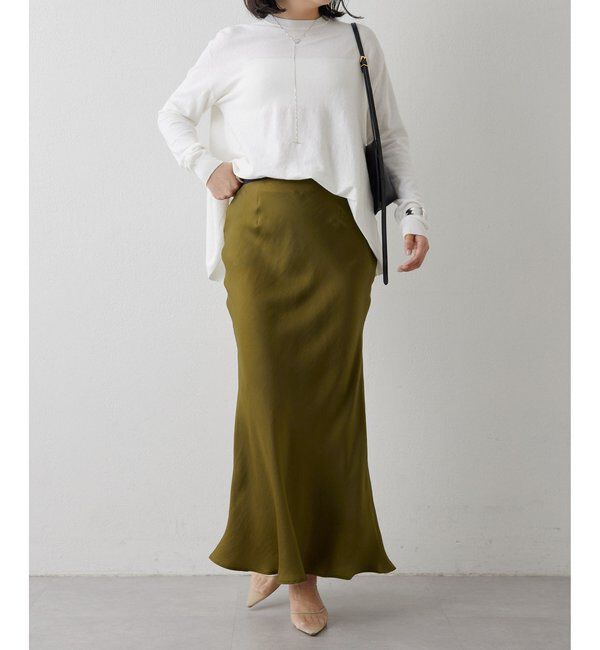 Drawing Numbers「【Drawing Numbers】キュプラバイアスマーメイドスカート」|スカート|