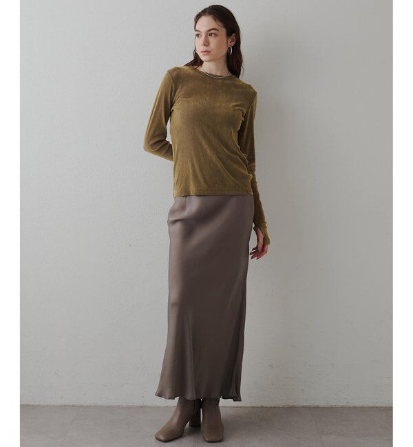 Drawing Numbers「【Drawing Numbers】キュプラバイアスマーメイドスカート」|スカート|