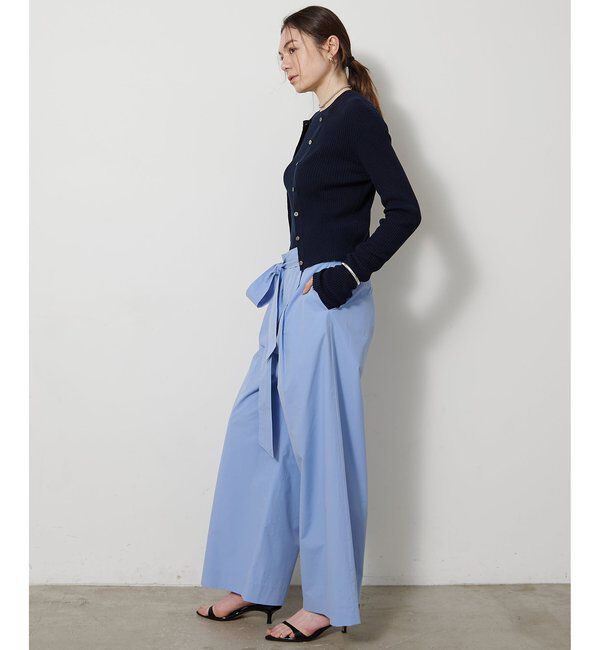  「コットンタイプライターパンツ」|チノ|