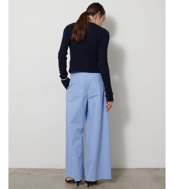  「コットンタイプライターパンツ」|チノ|