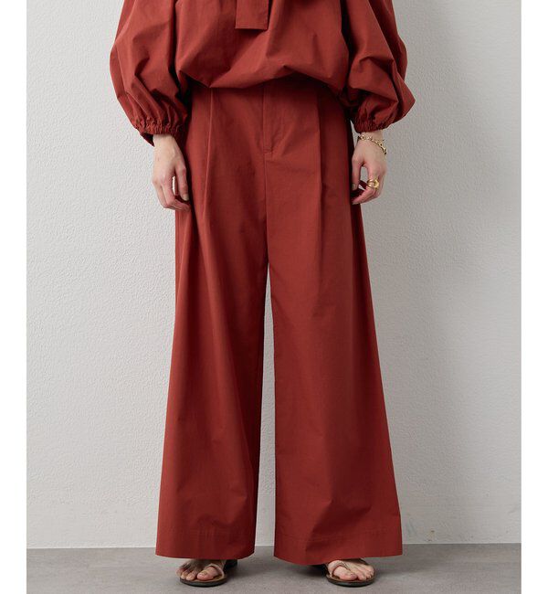  「コットンタイプライターパンツ」|チノ|