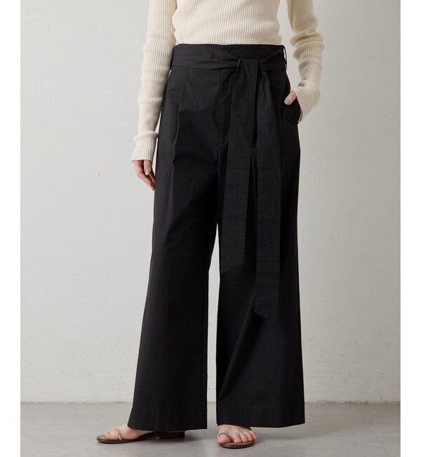  「コットンタイプライターパンツ」|チノ|