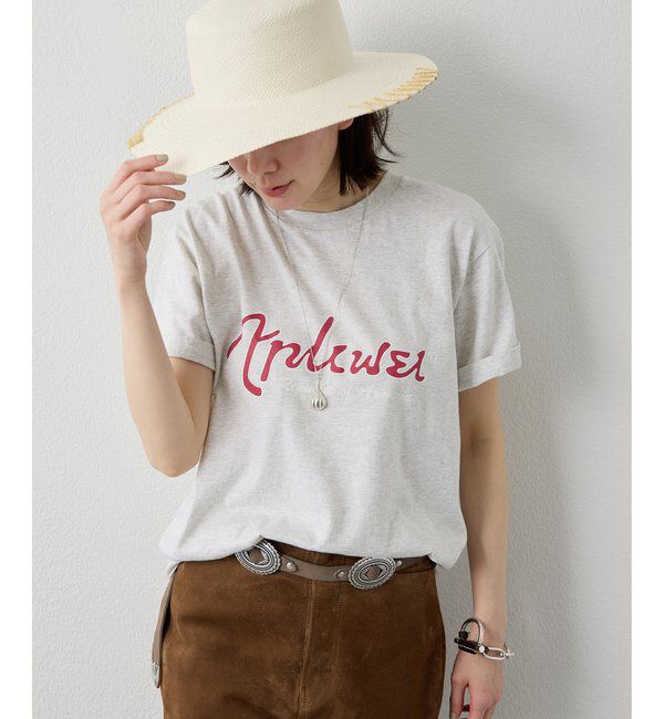  「クラックプリントTシャツ」|Tシャツ・カットソー|