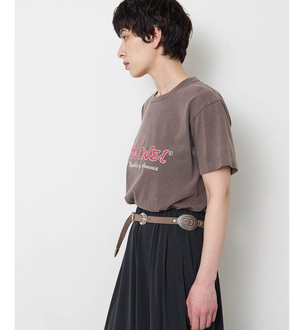  「クラックプリントTシャツ」|Tシャツ・カットソー|