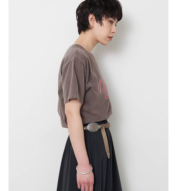  「クラックプリントTシャツ」|Tシャツ・カットソー|