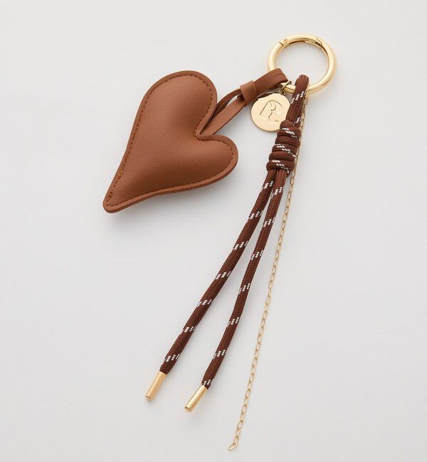  「【アレンジ自在】レザーハートチャーム」|その他|