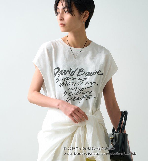  「【GOOD ROCK SPEED】DAVID BOWIE フレンチT」|Tシャツ・カットソー|オフホワイト