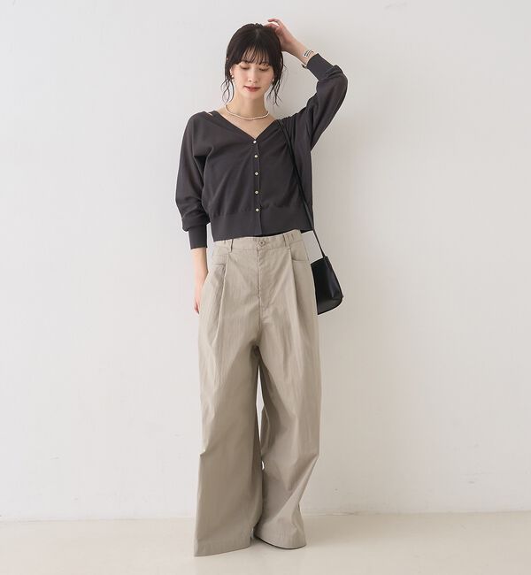 Rouge vif「2WAYサスペンダータックワイドパンツ」|その他|