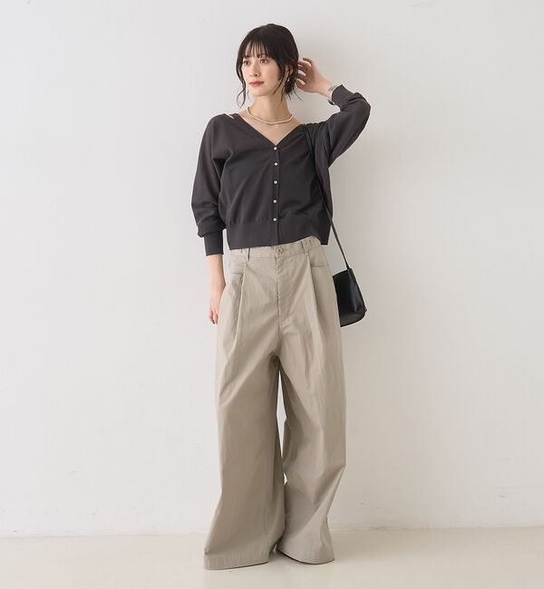 Rouge vif「2WAYサスペンダータックワイドパンツ」|その他|