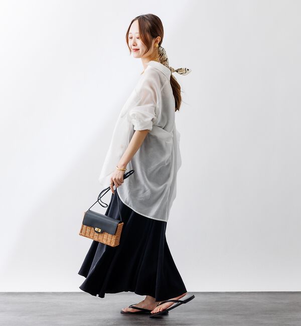 Rouge vif「【定番人気】【ロングセラー】バックツイストシャツ」|シャツ・ブラウス|