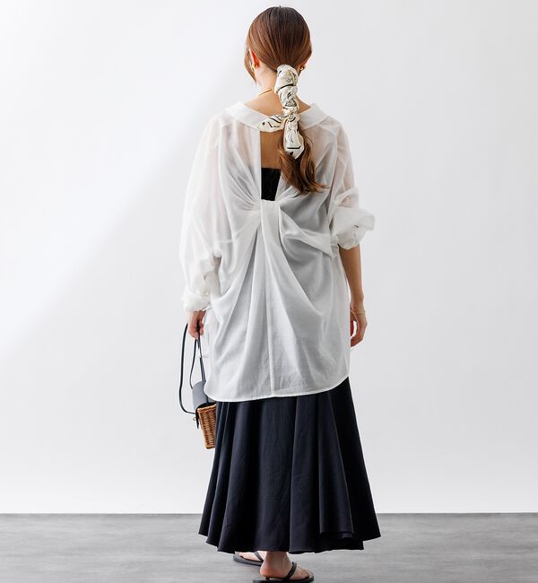 Rouge vif「【定番人気】【ロングセラー】バックツイストシャツ」|シャツ・ブラウス|