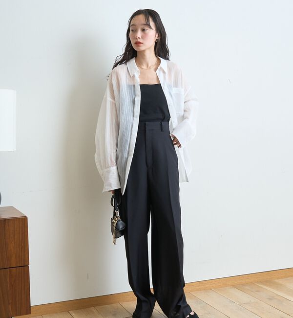 Rouge vif「【定番人気】【ロングセラー】バックツイストシャツ」|シャツ・ブラウス|