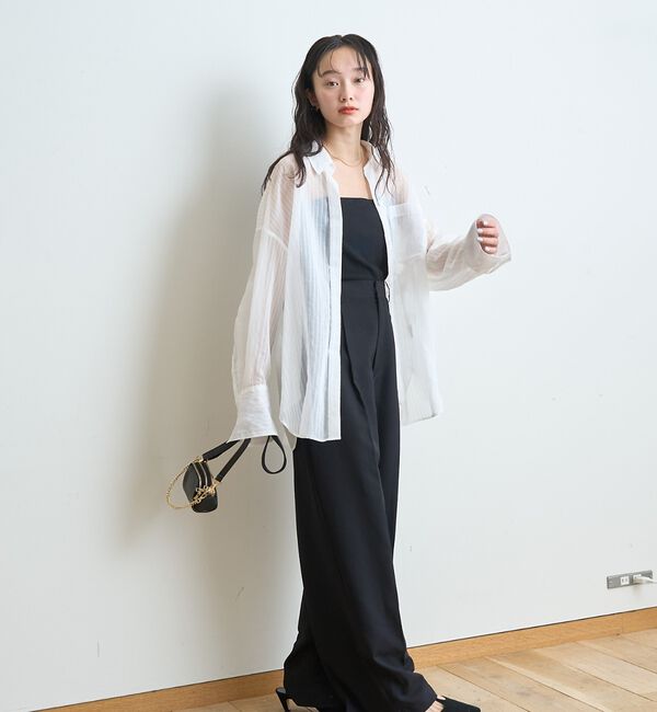 Rouge vif「【定番人気】【ロングセラー】バックツイストシャツ」|シャツ・ブラウス|