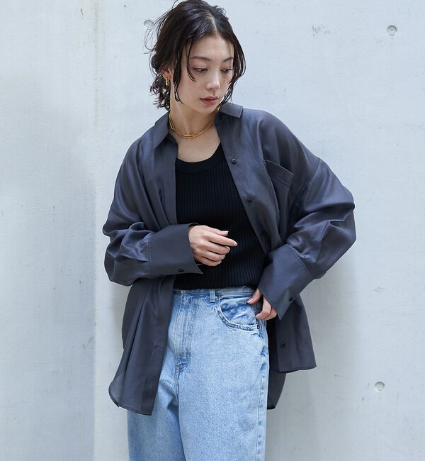 Rouge vif「【定番人気】【ロングセラー】バックツイストシャツ」|シャツ・ブラウス|