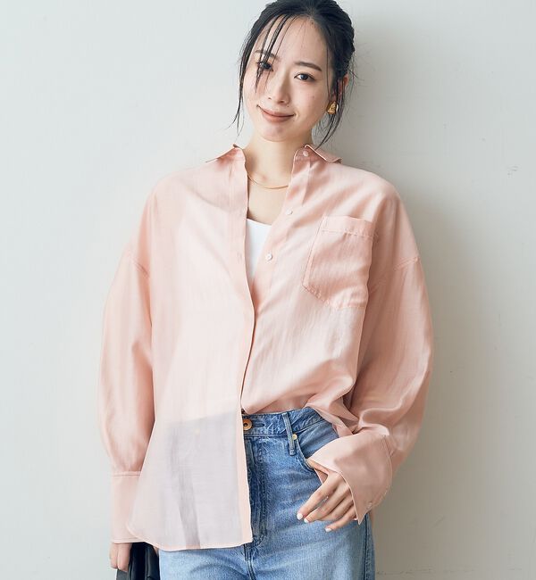 Rouge vif「【定番人気】【ロングセラー】バックツイストシャツ」|シャツ・ブラウス|