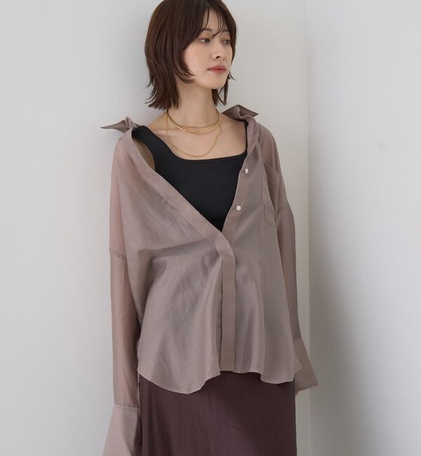 Rouge vif「【定番人気】【ロングセラー】バックツイストシャツ」|シャツ・ブラウス|