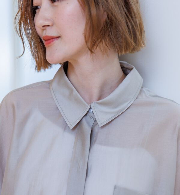 Rouge vif「【定番人気】【ロングセラー】バックツイストシャツ」|シャツ・ブラウス|