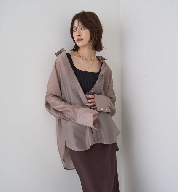 Rouge vif「【定番人気】【ロングセラー】バックツイストシャツ」|シャツ・ブラウス|