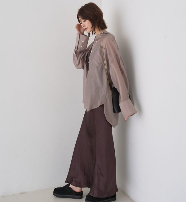 Rouge vif「【定番人気】【ロングセラー】バックツイストシャツ」|シャツ・ブラウス|